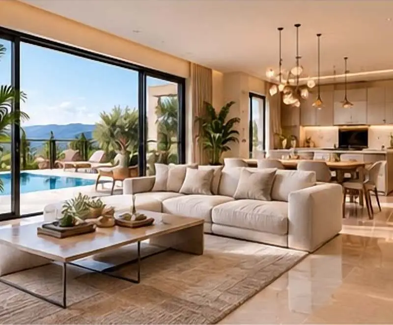 Marbella – Salón · Comedor · Cocina
