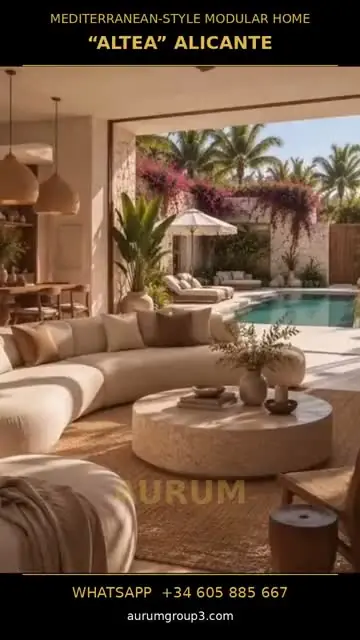 Vídeo: Vivienda modular de estilo mediterráneo